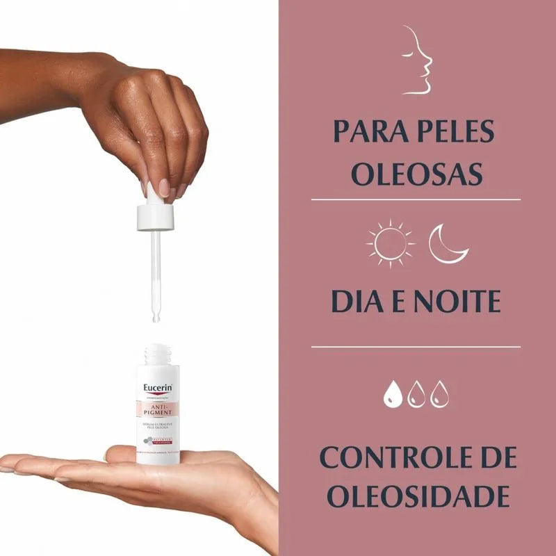 SÉRUM CLAREADOR ULTRALEVE PARA PELE OLEOSA ANTI-PIGMENT 30 ML