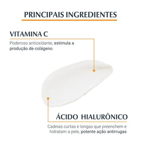 CREME ANTIRRUGAS E ANTIOXIDANTE HYALURON-FILLER VITAMIN C BOOSTER