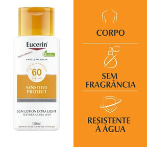 PROTETOR SOLAR CORPORAL EUCERIN SUN EXTRA LIGHT FPS 60